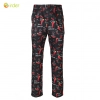 2022 Europe fashion chili print restaurant chef pant trousers