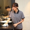 2022 casual restaurant waiter housekeeping uniform tshirt