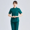 Fashion high qulaity Peter Pan Collar women nurse work suit two-piece suits uniform Color Color 1