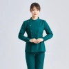 Fashion high qulaity Peter Pan Collar women nurse work suit two-piece suits uniform Color Color 2