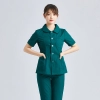 Fashion high qulaity Peter Pan Collar women nurse work suit two-piece suits uniform Color Color 3
