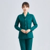 Fashion high qulaity Peter Pan Collar women nurse work suit two-piece suits uniform Color Color 6