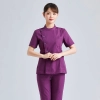 Fashion high qulaity Peter Pan Collar women nurse work suit two-piece suits uniform