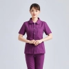 Fashion high qulaity Peter Pan Collar women nurse work suit two-piece suits uniform