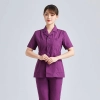 Fashion high qulaity Peter Pan Collar women nurse work suit two-piece suits uniform Color Color 11