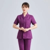 Fashion high qulaity Peter Pan Collar women nurse work suit two-piece suits uniform