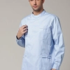 right side opening male dentist long sleeve uniform jacket doctor jacket