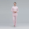 stand collar beauty parlour hospital nurse jacket pant suits uniform wholesale Color Pink