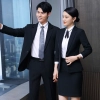 Europe design fashion women pant suits office clerk uniform men suits