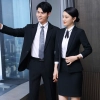 Europe design fashion women pant suits office clerk uniform men suits Color Color 2