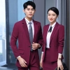 Europe design fashion women pant suits office clerk uniform men suits Color Color 3