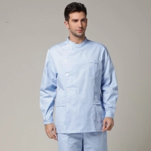 long sleeve male nurse doctor dentist jacket work uniofrm