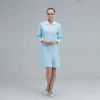 Peter Pan Collar women nurse coat doctor uniform Color Light blue