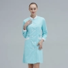 white collar long sleeve coat for nurse hospital doctor work uniform