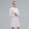 white collar long sleeve coat for nurse hospital doctor work uniform