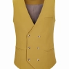 2025 Europe fashion Peak lepal suits for women men business work suits uniform Color men ginger vest