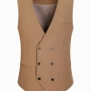 2022 Europe fashion Peak lepal suits for women men business work suits uniform Color men brown vest