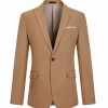 2022 Europe fashion Peak lepal suits for women men business work suits uniform Color men brown blazer