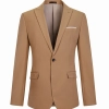 2025 Europe fashion Peak lepal suits for women men business work suits uniform Color men brown blazer