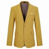 2022 Europe fashion Peak lepal suits for women men business work suits uniform Color men ginger blazer 