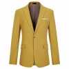 2025 Europe fashion Peak lepal suits for women men business work suits uniform Color men ginger blazer 