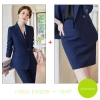 fashion high quality women staff uniform work suits discount skirt/pant suit