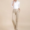 2023 autumn fashion cotton women pencil pant trousers Color Khaki