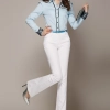 formal office lady women full length pencil pant straight leg pant women trousers