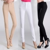 wild fashion women pencil pant boot cut cotton trousers