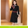 2025 formal design career business office women  dress work uniform Color Black