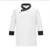2025 cold drinks shop  bread store uniform chef jacket coat free apron gift Color White