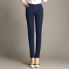 Korea fashion cotton female pant work trousers pencil pant Color Navy Blue