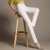 Korea fashion cotton female pant work trousers pencil pant Color White