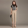 summer design women office work wearing pant capri pant 7/10 length