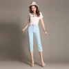 summer design women office work wearing pant capri pant 7/10 length