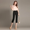 summer design women office work wearing pant capri pant 7/10 length Color Black