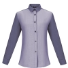 grey patchwork waiter waitress shirt jacket uniform