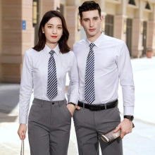 2023 easy care oblique texture business office work shirt for women and men