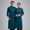 autumn winter design restaurant barkery chef working uniform jacket Color Navy Blue