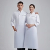 autumn winter design restaurant barkery chef working uniform jacket Color White