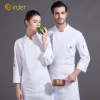 long sleeve chef jacket design for Chinese restaurant