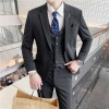 2025   Europe fashion business men suits good fabric free shipping