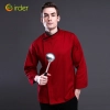 good quality right opening mem long sleeve chef coat chef jacket