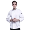 good quality right opening mem long sleeve chef coat chef jacket