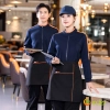 2022 new design restaurant stafff work jacket blouse uniform