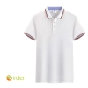 Asian hot sale company tshirt uniform team work waiter watiress tshirt logo Color White