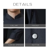 professional design side opening kitchen restaurant chef coat workwear
