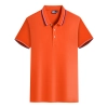 Europe America hot sale company staff tshirt uniform team work tshirt logo Color Orange