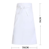 high quality cheap knee length chef apron cook apron 70x70cm