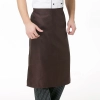 high quality cheap knee length chef apron cook apron 70x70cm